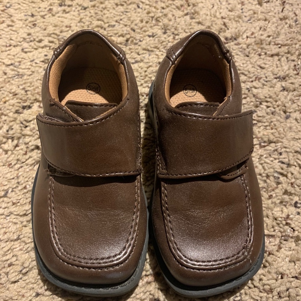 Toddler Brown Dress Shoes